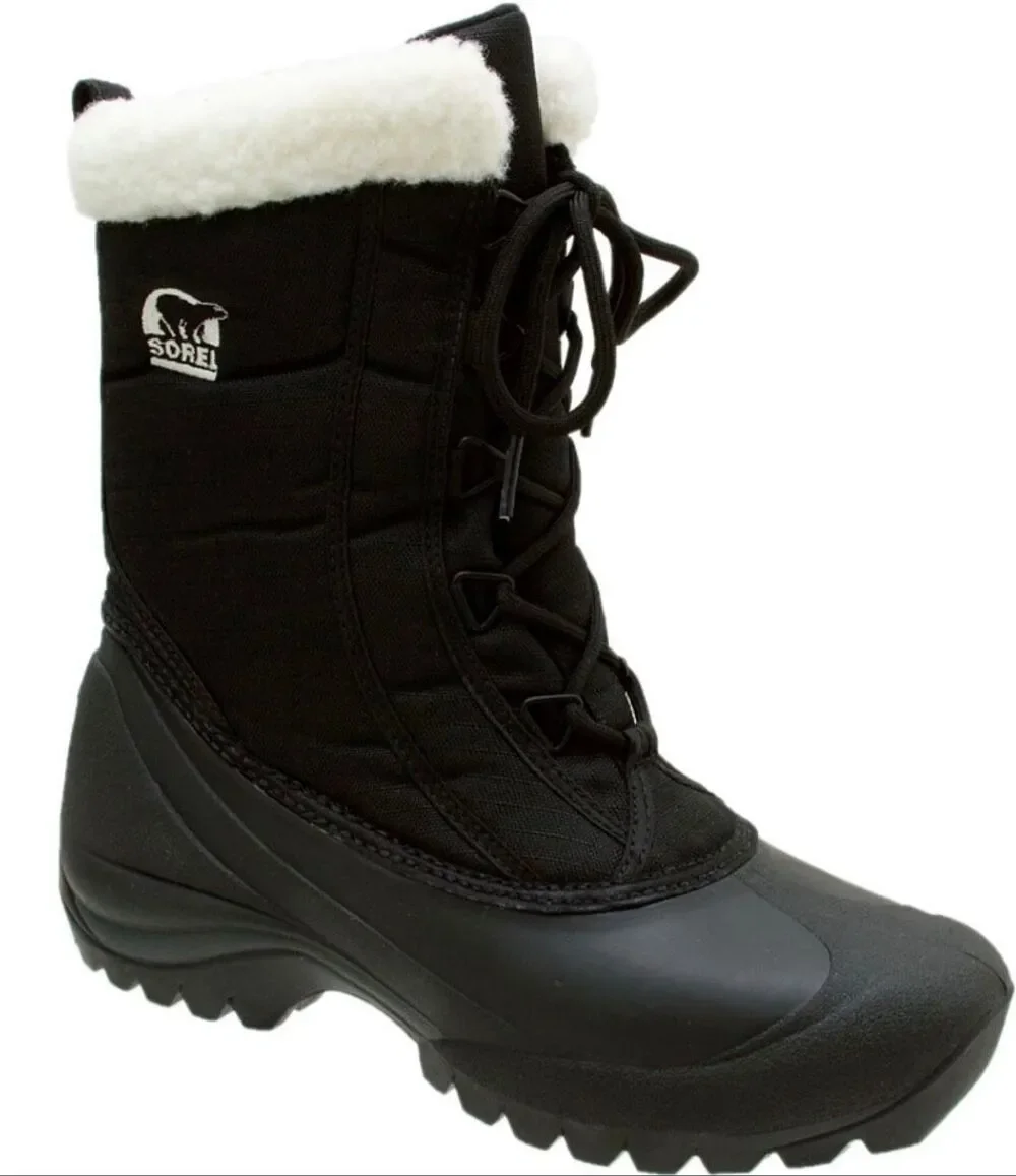 Sorel Cumberland Insulated Waterproof Snow Boots Black Size 9